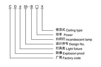 CDd55系列隔爆型防爆吸顶灯