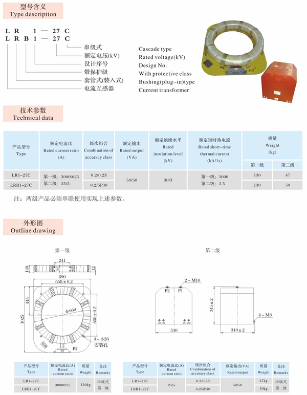 LR(B)1-27C  发电机主回路