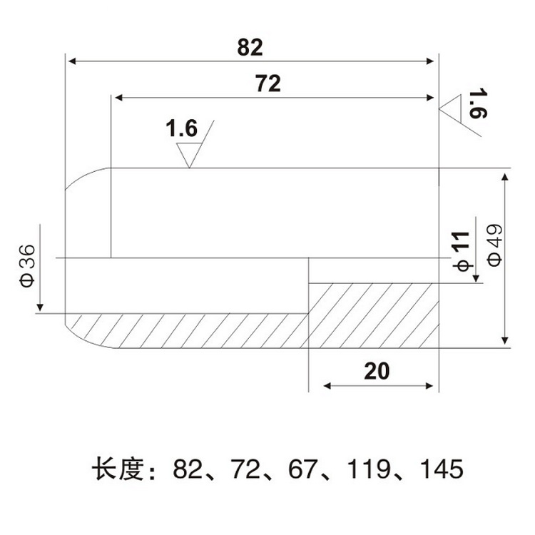 1250A静触头49*82