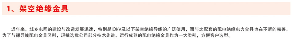 架空绝缘金具