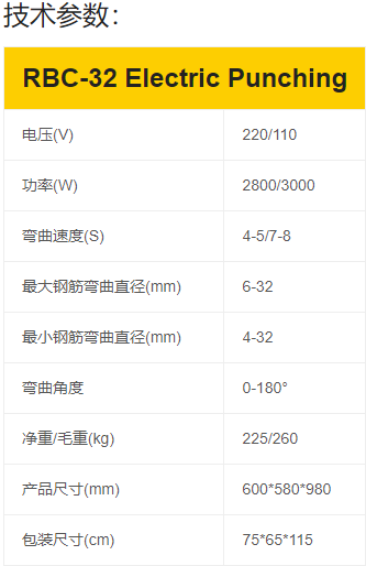 RBC-32电动钢筋工具