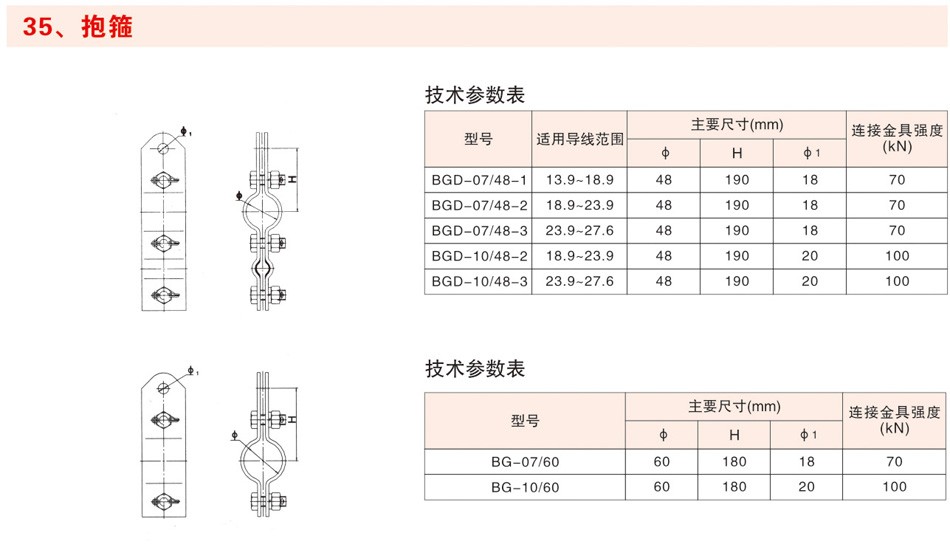 抱箍   防护金具