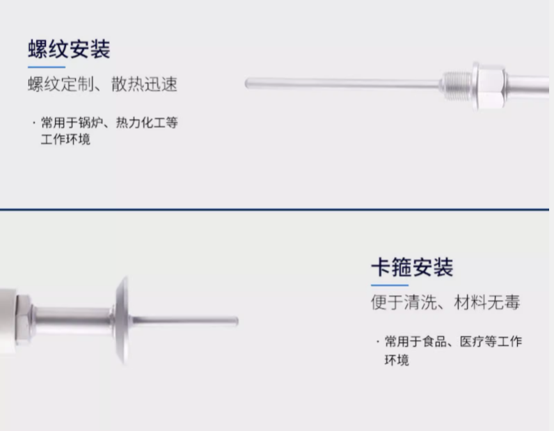 SIN-WZPK_铠装热电阻_法兰安装