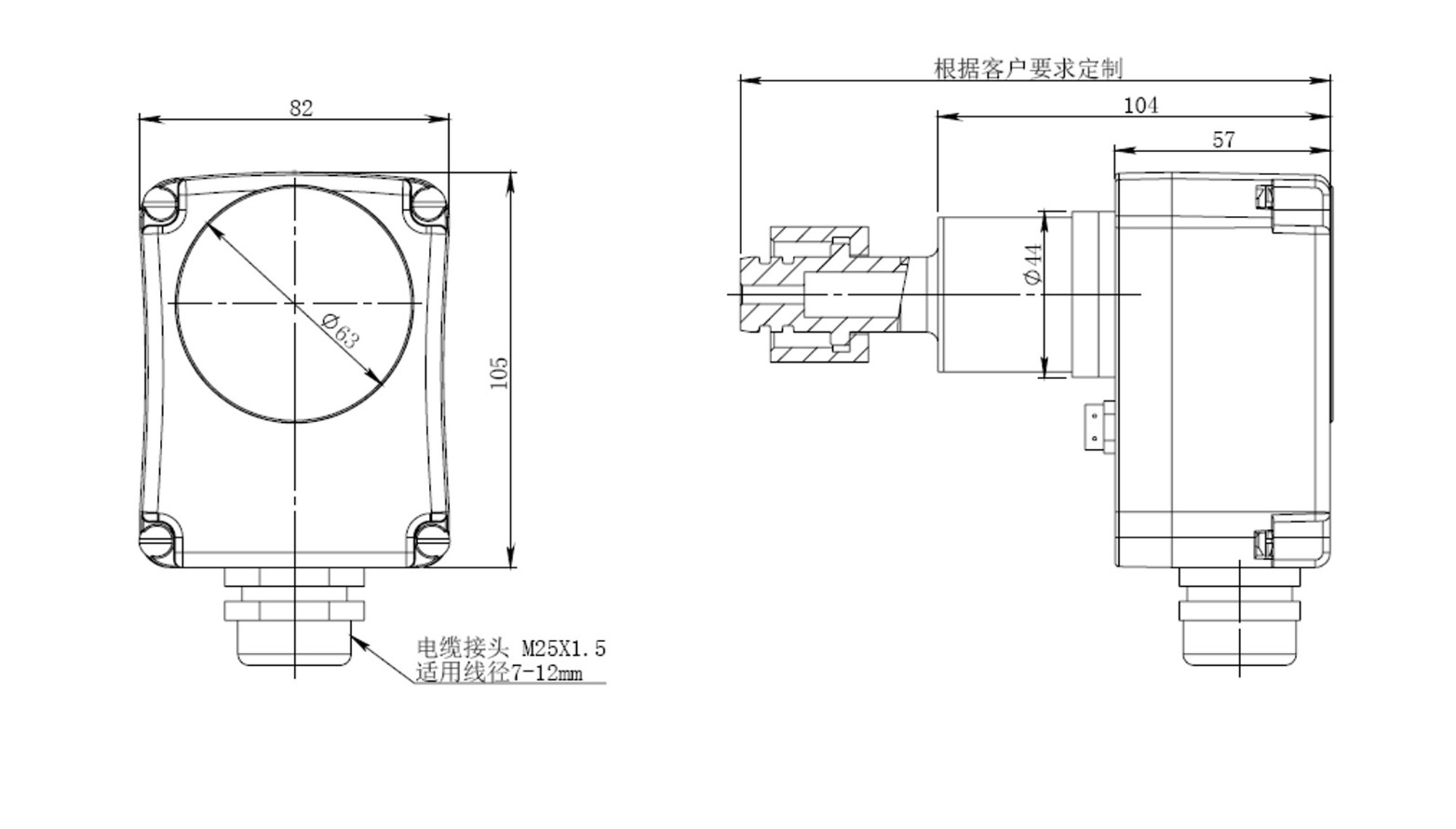 ZMJ60XD型密度继电器