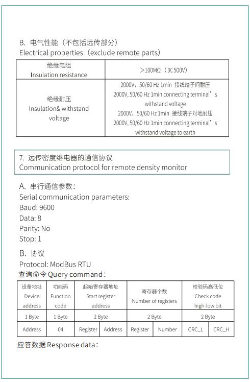 ZMJ100XDR型远传式密度继电器