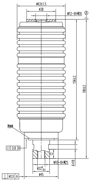 接触器用真空开关管 TJ340B