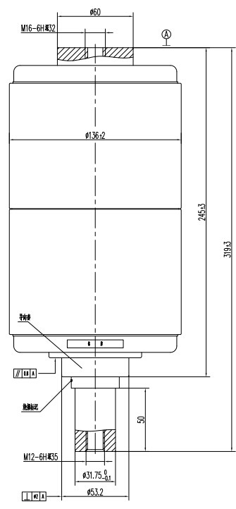 40.5固封极柱用真空开关管 TD545A
