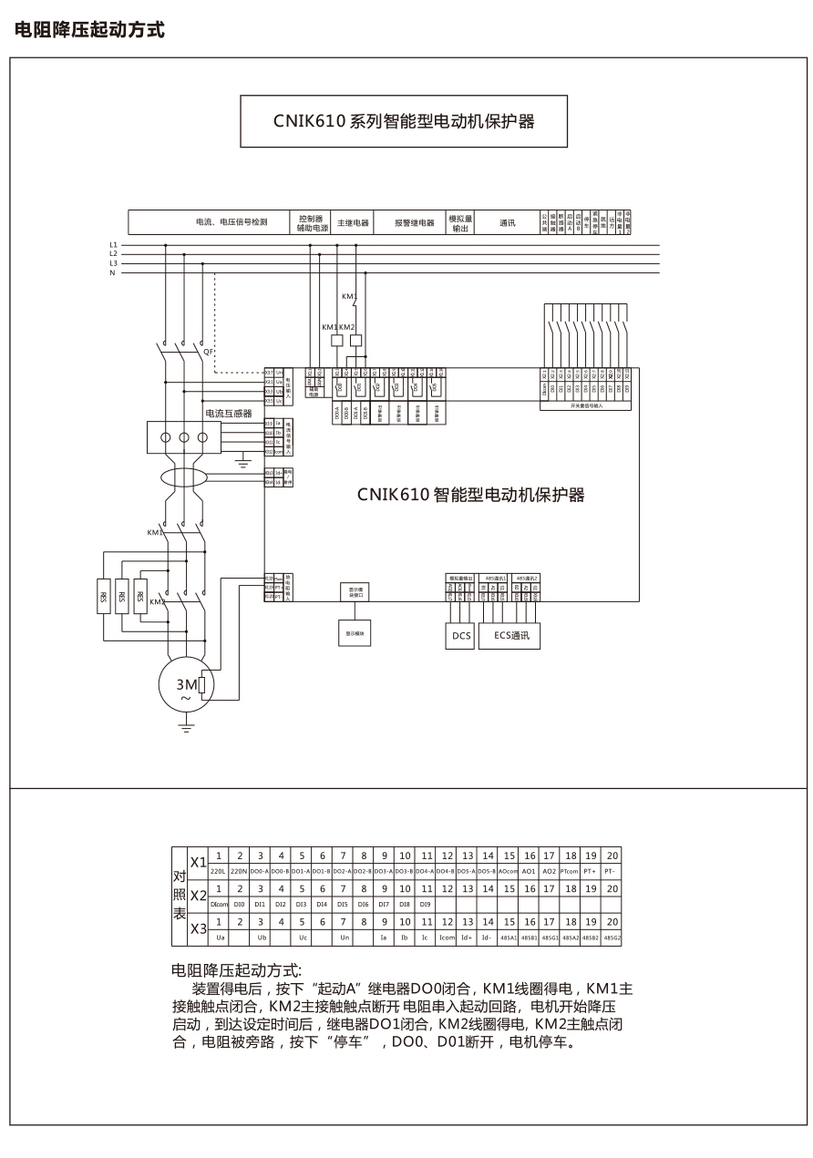 CNIK610 电动机保护器