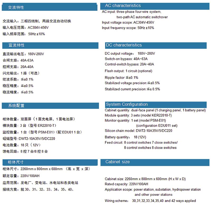 200AH落地式直流屏