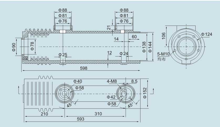VS1绝缘筒（24KV）