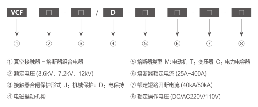 VCF-12真空接触器-熔断器组合