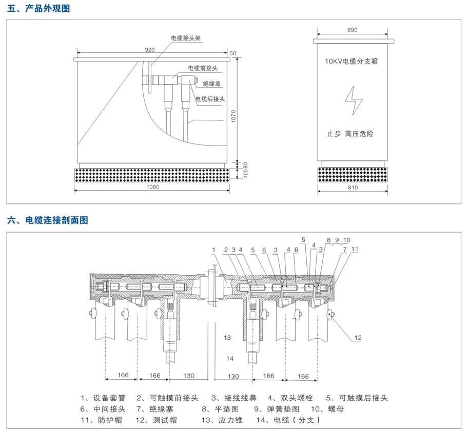 DFW-12系列户外高压电缆分接箱