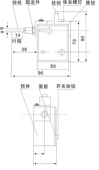 DSN-Ⅰ/Y(Z)户内电磁门锁