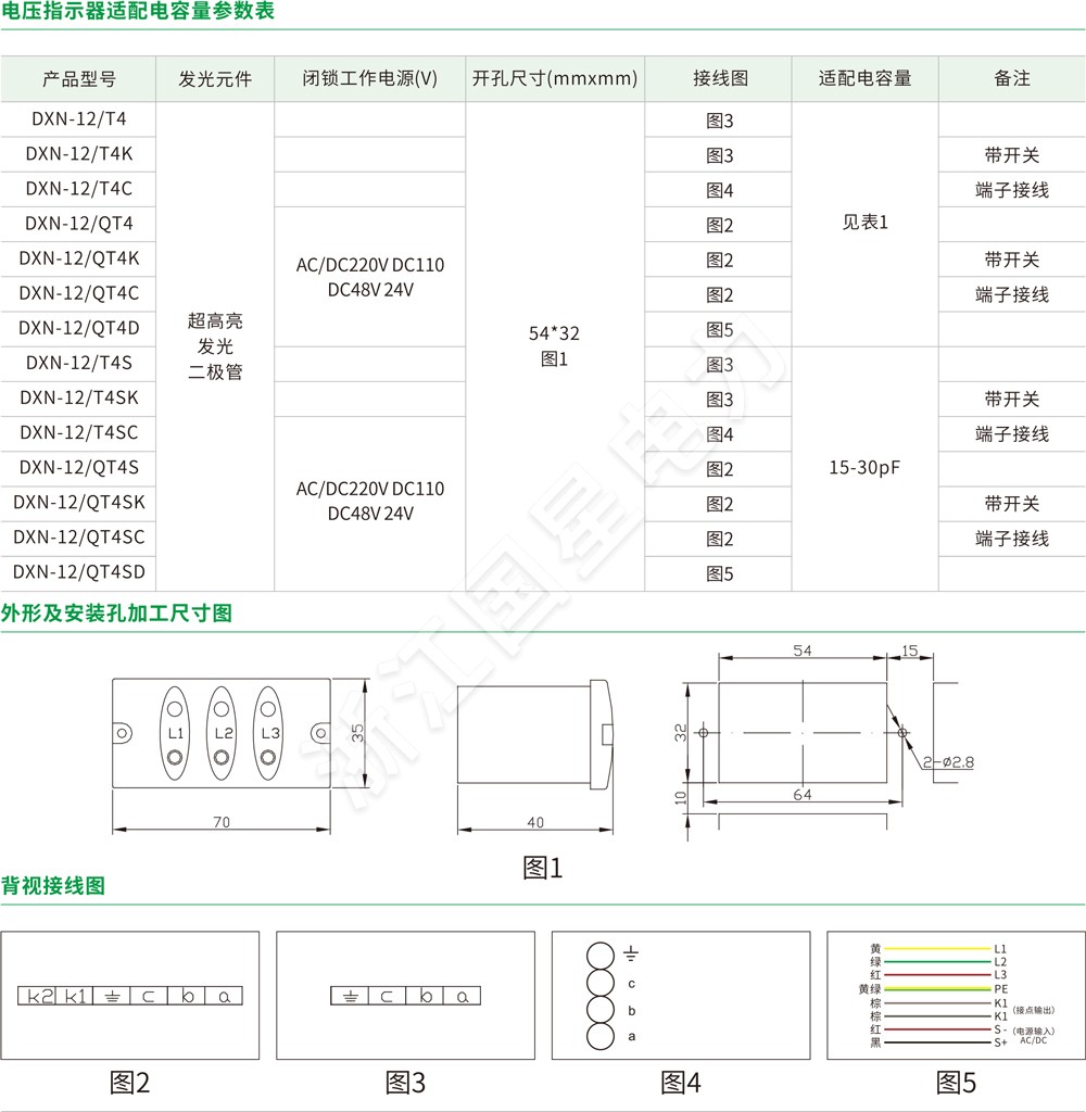 32X55mm高压带电显示器