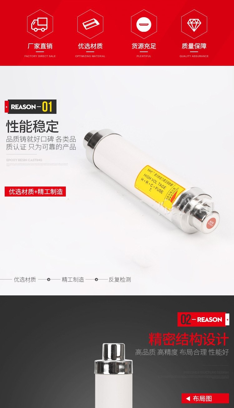 XRNP-10 0.5-3.15A-高分断能力高压熔断器