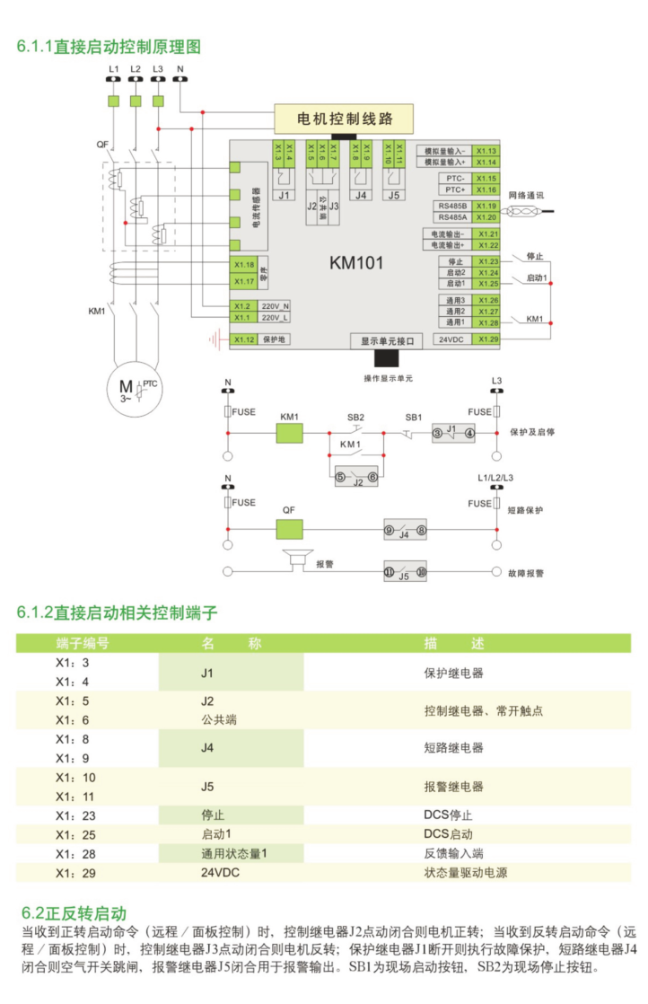 KM101电动机保护装置