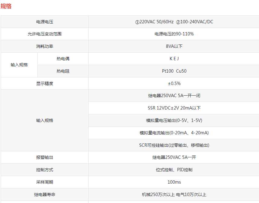 TCE3/TCE5系列 数显式PID温度控制器
