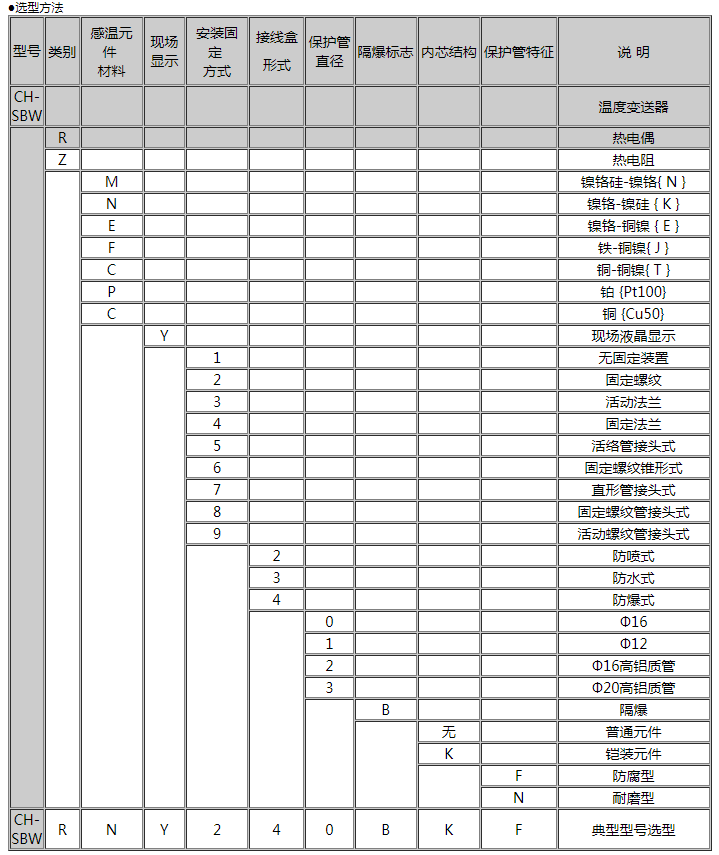 一体化温度变送器