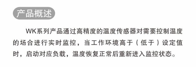 WK系列温度监控器