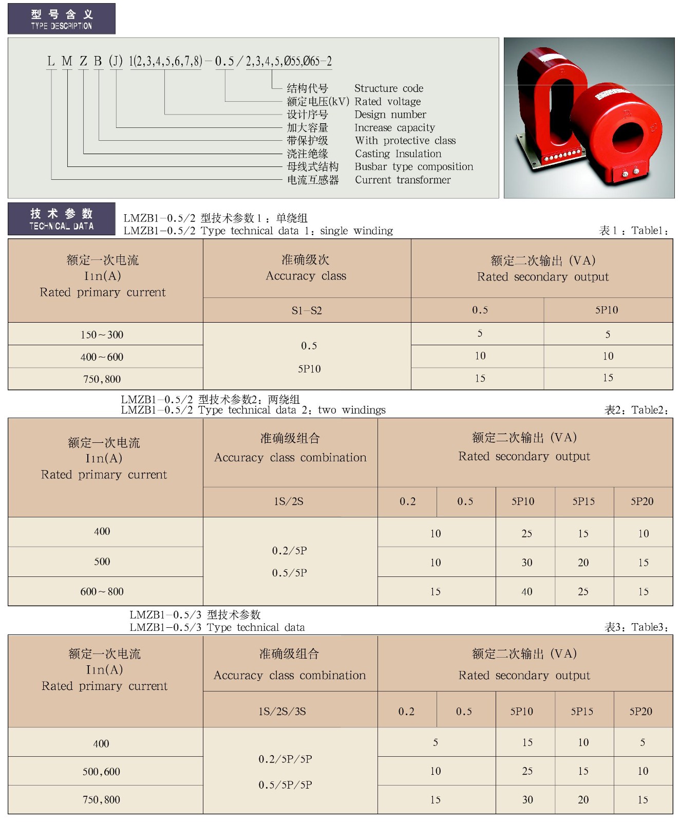 LMZB低压电流互感器