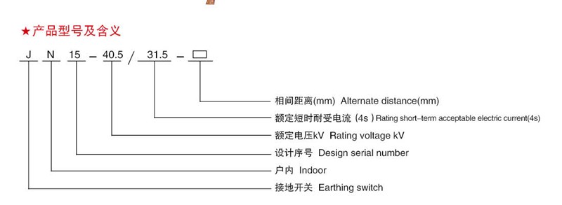 JN15-40.5/31.5户内高压交流接地开关