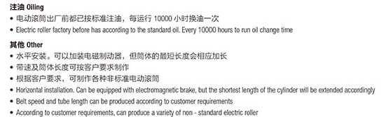 TMX113电动滚筒
