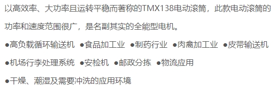 TMX138电动滚筒
