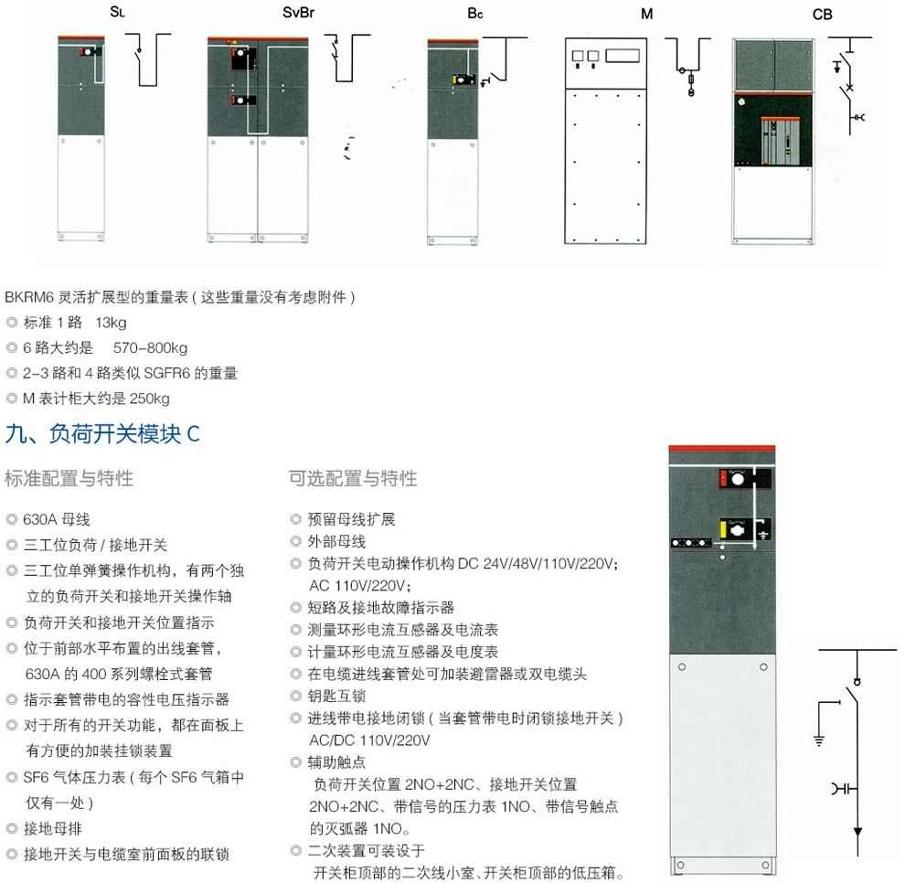 BKRM6-12组合式全封闭全绝缘充气柜