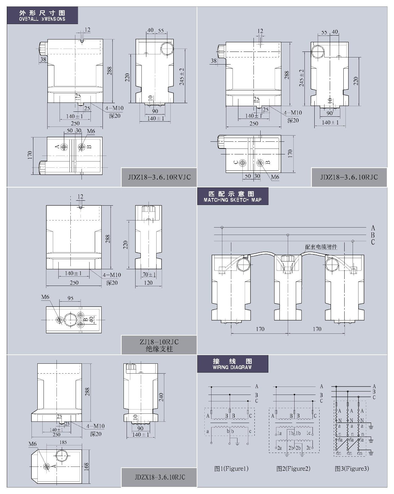 JDZ(X)18-3、6、10R(V)JC计量车专用电压互感器及绝缘支柱